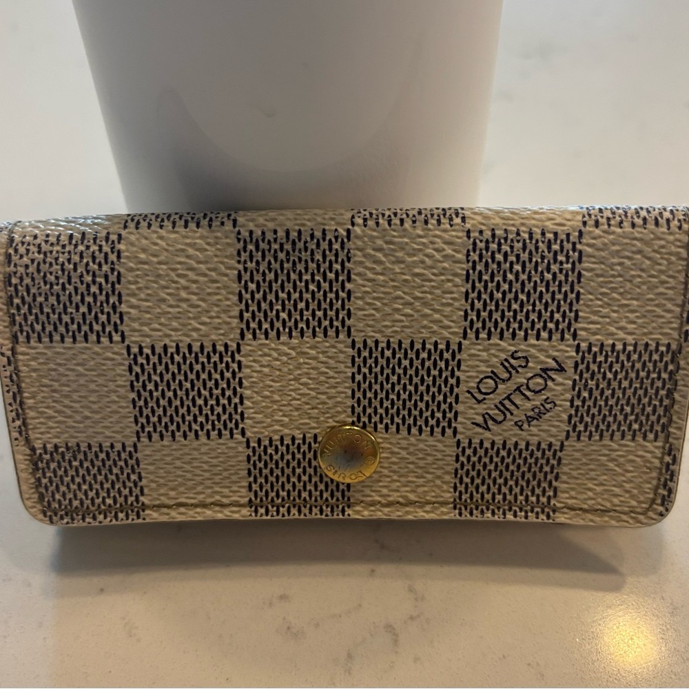 Louis Vuitton Damier Azure Key Chain/Card Holder